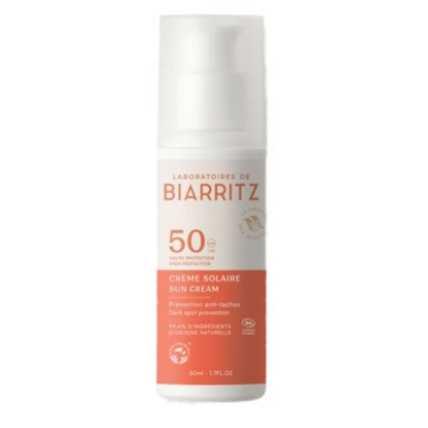 Laboratoires de Biarritz crème solaire visage SPF50 Bio 50 ml