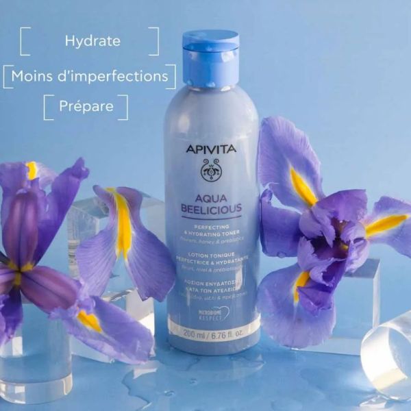 Apivita Aqua Beelicious lotion tonique perfectrice et hydratante 200ml
