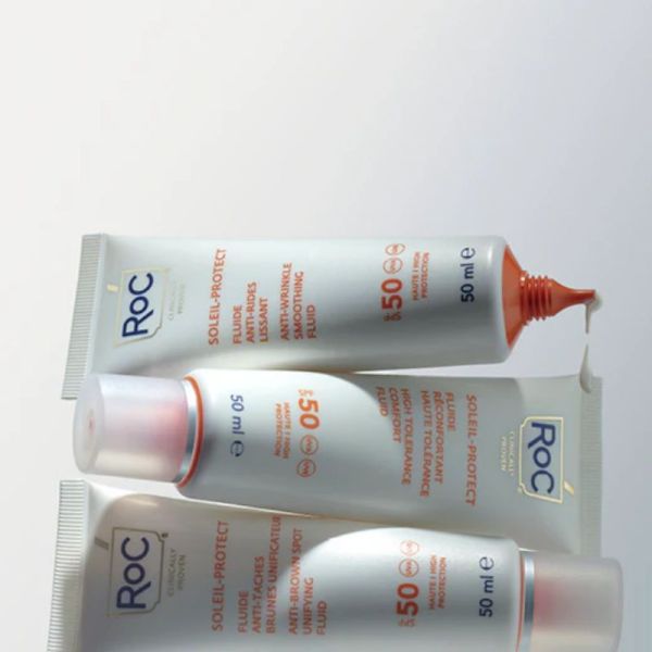 Roc Soleil Protect fluide anti rides SPF50+ visage 50 ml