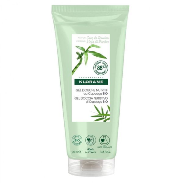 Klorane Sève de Bambou Bio crème douche nutritive 200ml