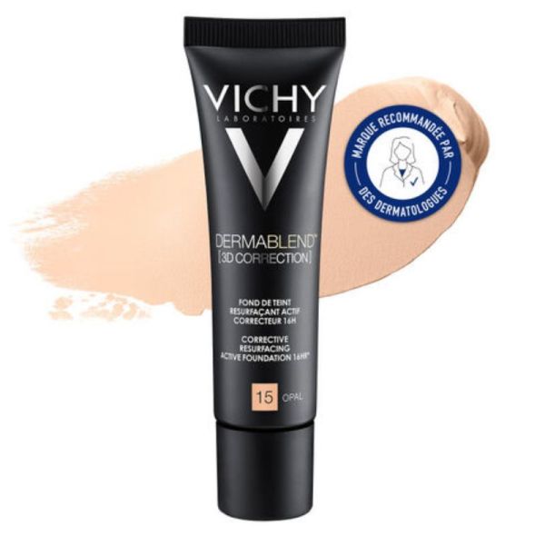Vichy Dermablend 3d Correction fond de teint resurfaçant 16h Opal 15 SPF25 30ml