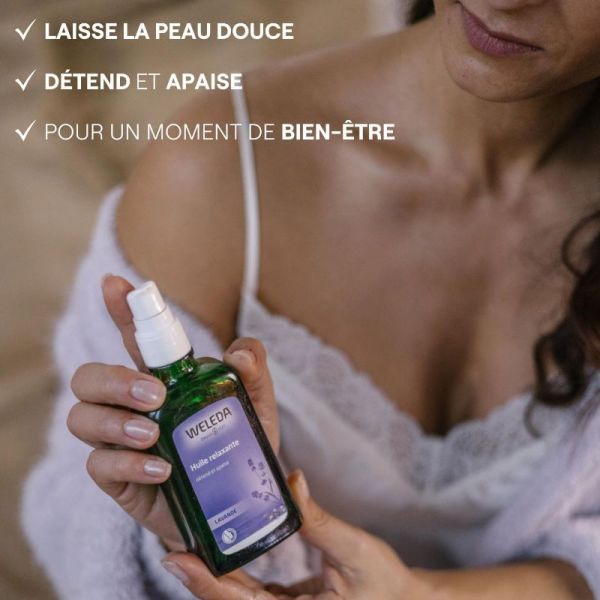 Weleda huile relaxante à la lavande 100ml