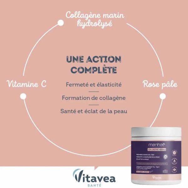 Manhaé Collagène Absolu saveur chocolat 20 jours 200g