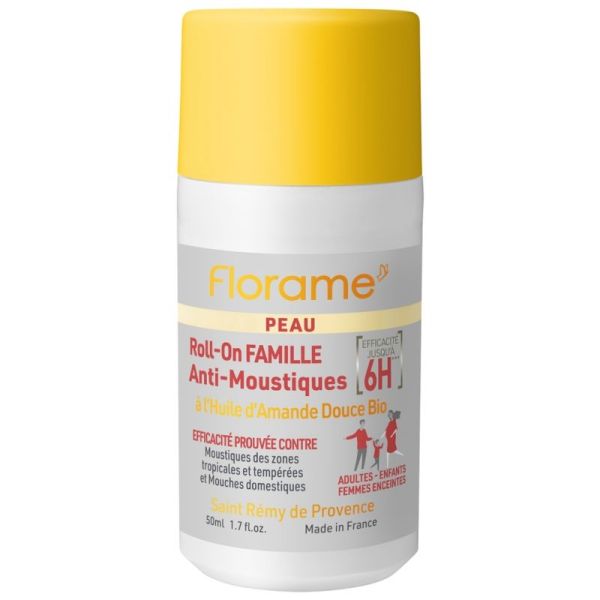 Florame Roll-On Famille Anti-Moustiques 50 ml