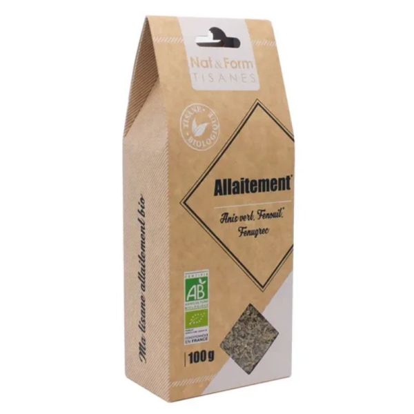 Nat&Form tisane allaitement bio 100g