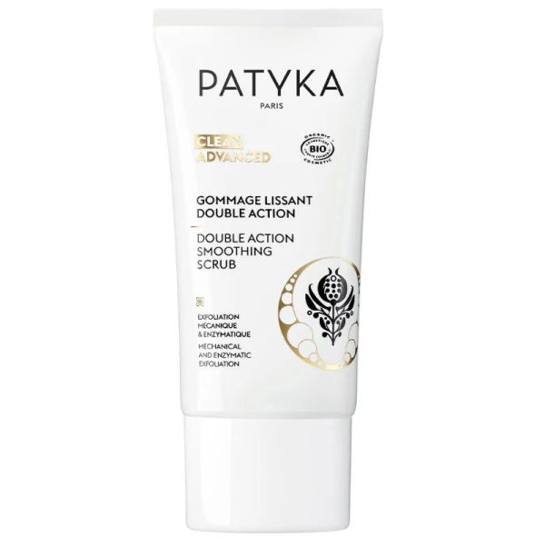 Patyka Clean Advanced gommage lissant double action bio 50ml