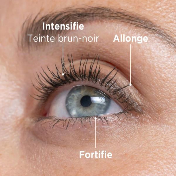 Même mascara yeux sensibles teinte brun noir 8ml