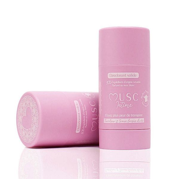 Musc Intime Musc Blanc déodorant solide au musc blanc 50g