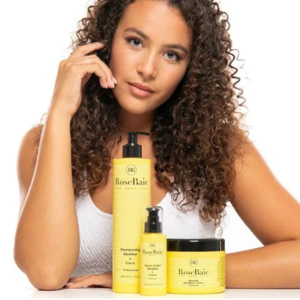 RoseBaie shampoing coco & kératine nutrition & hydratation 500ml