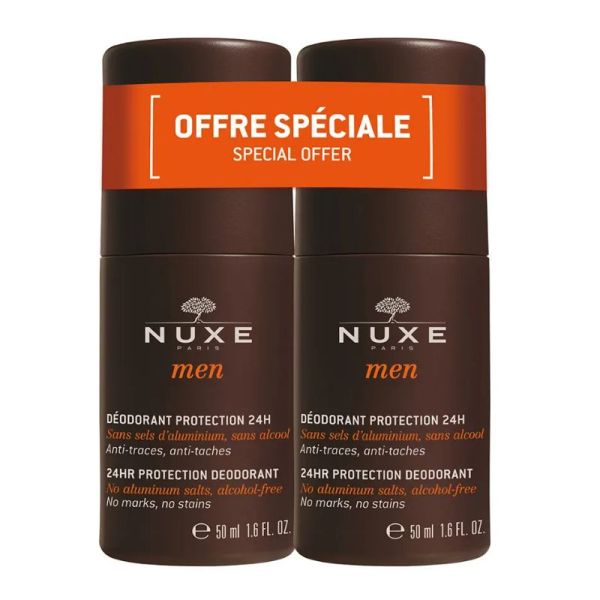 Men déodorant protection 24h 2x50ml