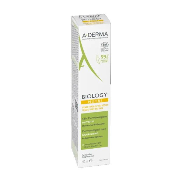 A-Derma Biology soin dermatologique nutritif Bio 40ml