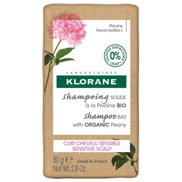 Shampoing Solide à la Pivoine Bio 80 g