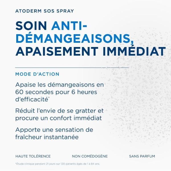 Bioderma Atoderm SOS spray anti démangeaisons ultra apaisant 200ml