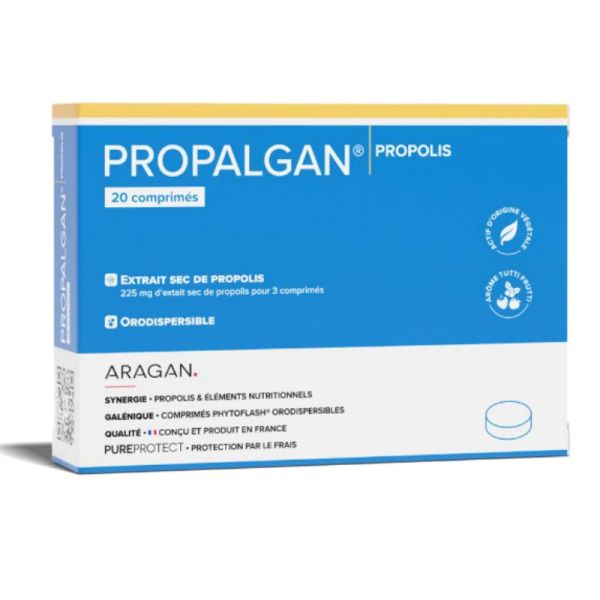 Aragan Propalgan Propolis 20 Comprimés 70 mg