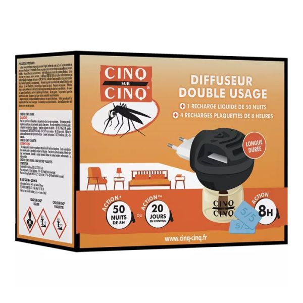 Diffuseur électrique double usage