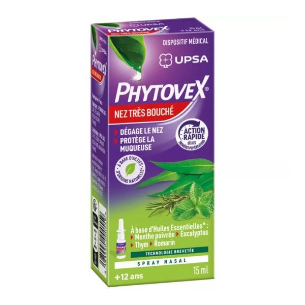 UPSA Phytovex Spray nez très bouché 15 ml