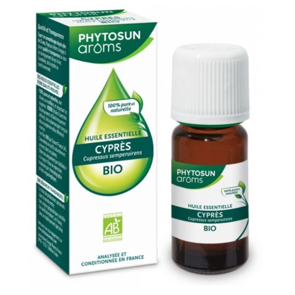 Phytosun Arôms Huile Essentielle Cyprès Bio 10 ml