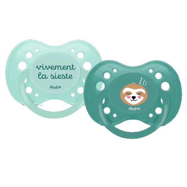 Dodie Sucettes Anatomiques +18 Mois Duo Paresseux
