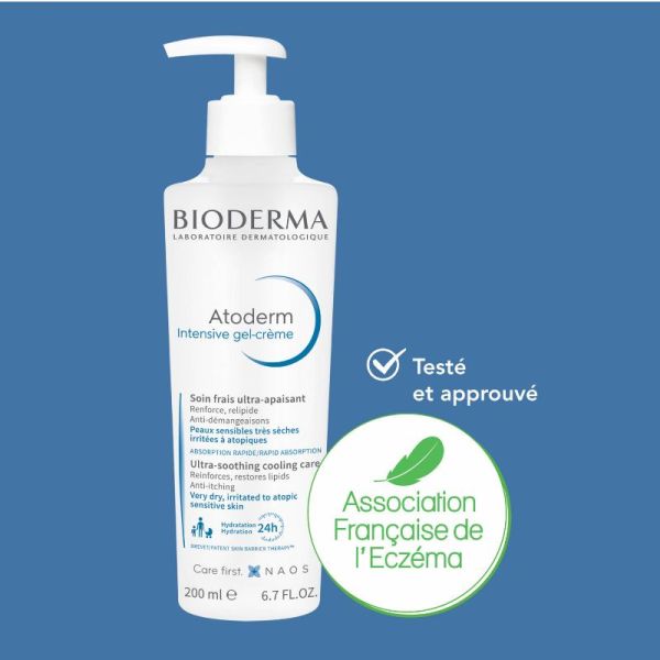 Bioderma Atoderm Intensive gel crème soin frais ultra apaisant 200ml