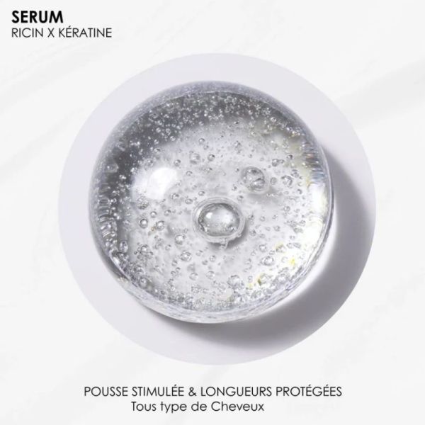 RoseBaies sérum ricin & kératine pousse & hydratation 100ml
