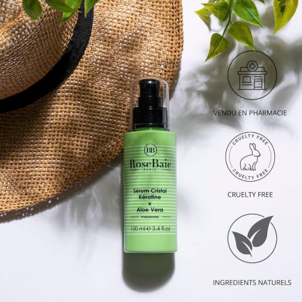 Rosebaie sérum aloe vera & kératine purification & hydratation 100ml