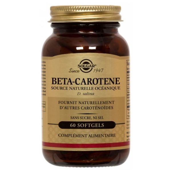 Solgar bêta-carotène 60 gélules