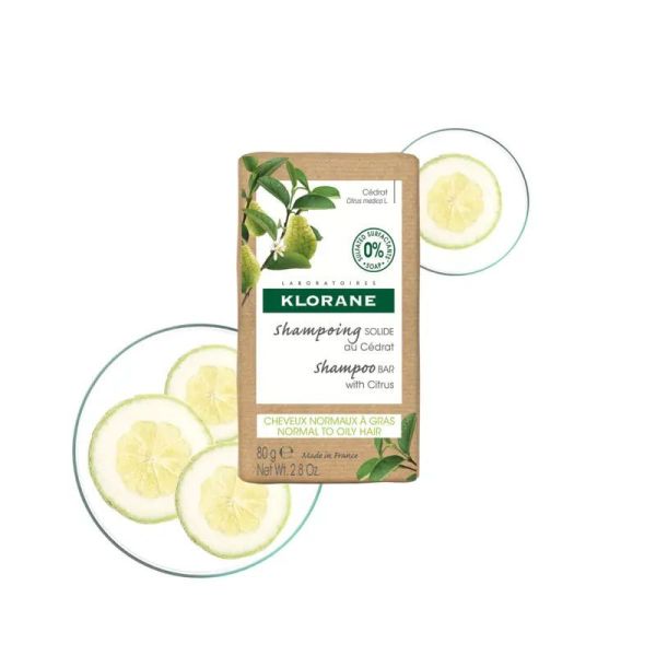 Klorane Cédrat Shampoing solide 80g