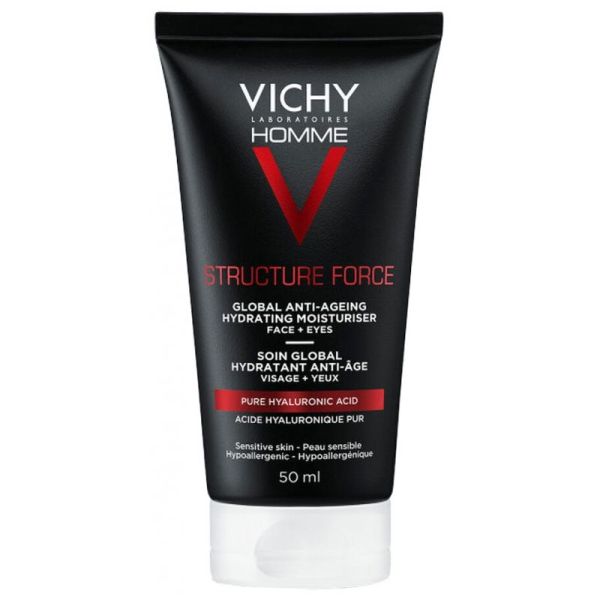 Vichy homme structure force soin global hydratant anti-âge 50 ml