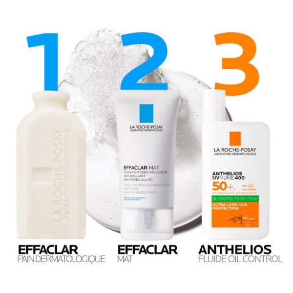 Roche Posay Effaclar pain dermatologique anti Imperfections 65g