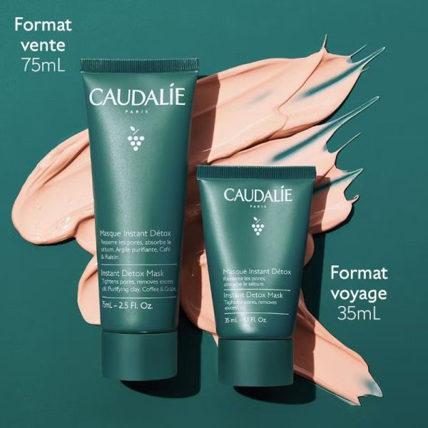 Caudalie Vinoclean masque Instant détox à l'argile rose 75ml