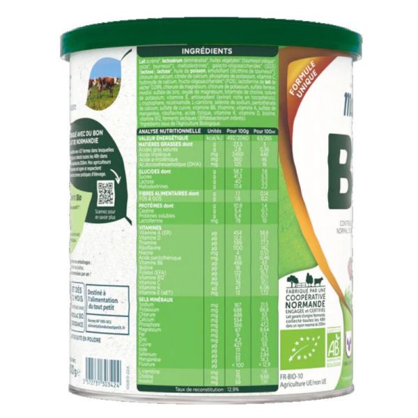 Modilac Bio lait 2ème âge 6 à 12 mois 800g