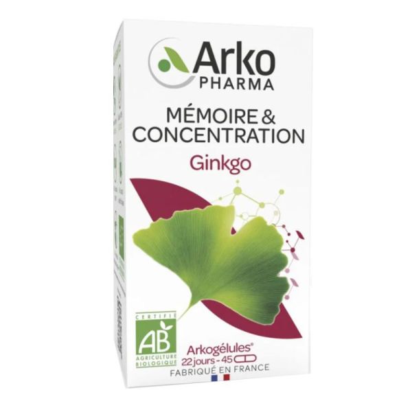 Arkogélules Ginkgo Bio 150 Gélules
