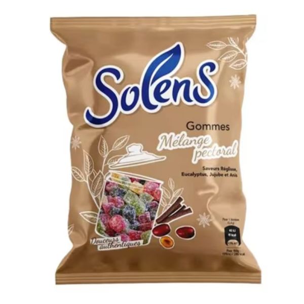 Solens gommes mélange pectoral 100g