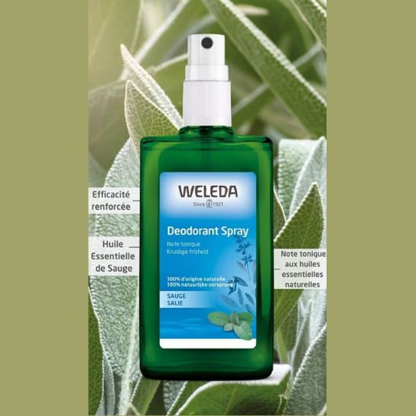 Weleda déodorant spray à la Sauge 100ml