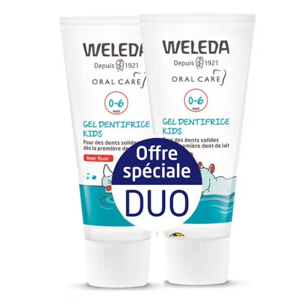 Weleda Gel Dentifrice Kids 2 x 50ml