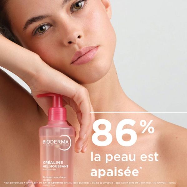 Bioderma Créaline gel moussant nettoyant micellaire à rincer 200ml