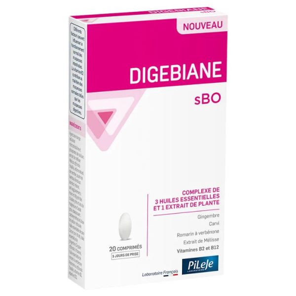 Pileje Digebiane sBO 20 Comprimes