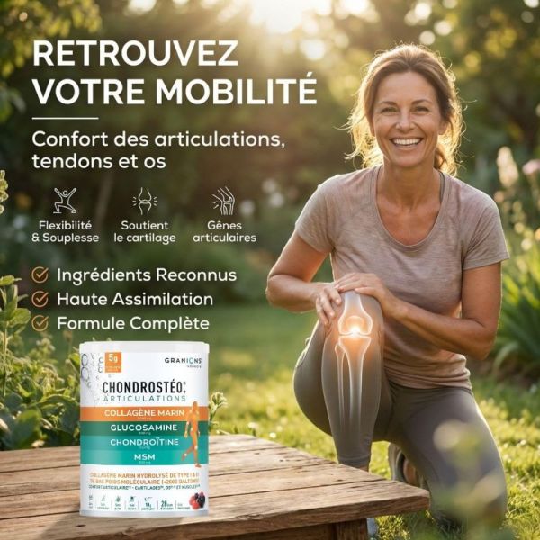 Granions Chondrostéo+ Collagène Marin 280g