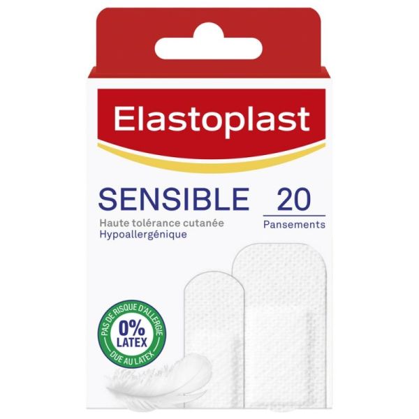 Elastoplast peaux sensibles 20 pansement