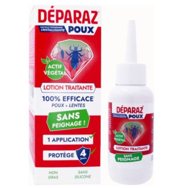 DÉPARAZ-poux Crystal lotion anti poux et lentes 100ml