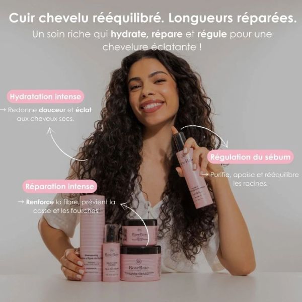 RoseBaie masque B.otox Figue de Barbarie & Kératine Sébo-régulation & Hydratation 250ml