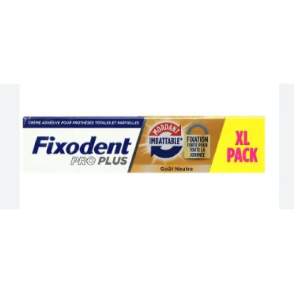 Plus crème adhésive Mordant imbattable pour prothèses partielles et totales 57ml