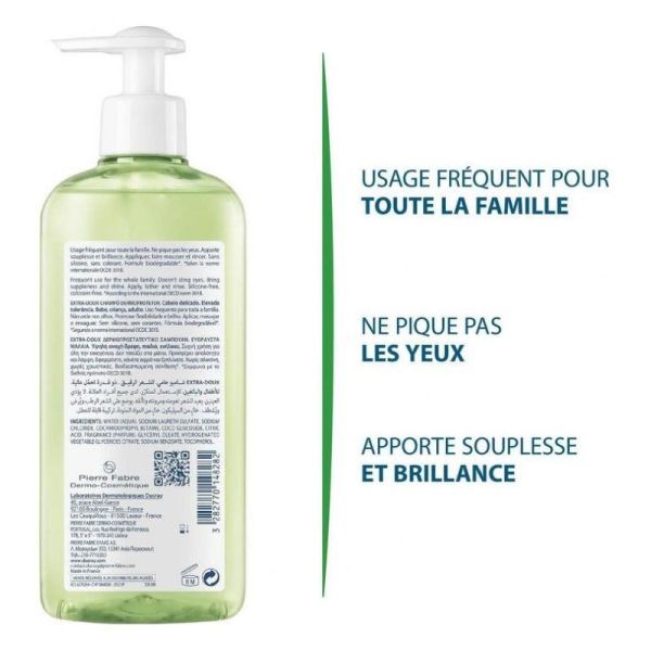 Ducray shampoing extra doux dermo protecteur 400ml
