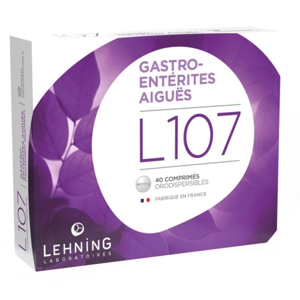 Lehning L107 gastro entérites aiguës 40 comprimés