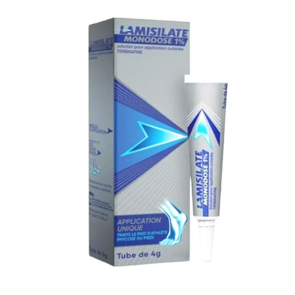 Lamisilate monodose 1% crème 4g
