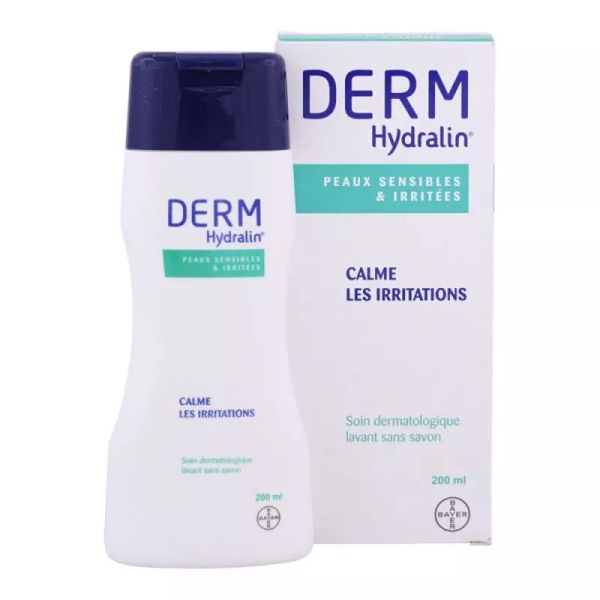 Hydralin Derm solution lavante au Glycocolle 200ml