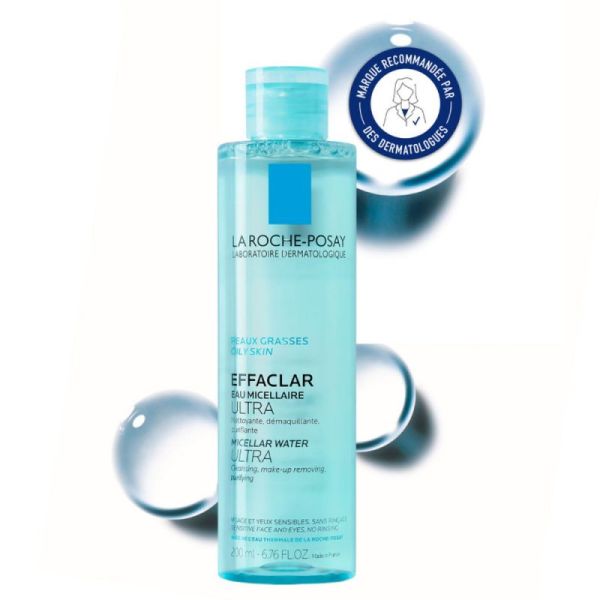 Roche Posay Effaclar eau micellaire ultra peaux grasses 200ml
