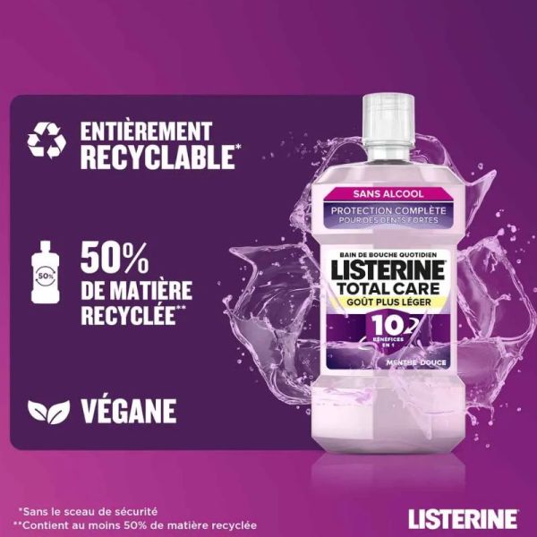 Listerine Bain de bouche Total Care 6 en1 500ml