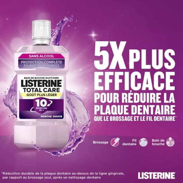 Listerine Bain de bouche Total Care 6 en1 500ml