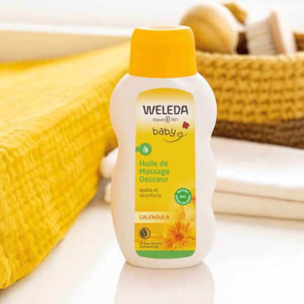 Weleda Baby Huile de massage douceur au calendula 200ml